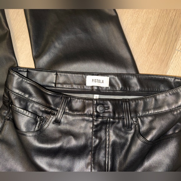 Pistola Cassie Super High Rise straight Pant in Onyx 29 - Picture 7 of 10